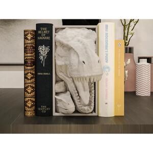 Jurassic Park T-Rex Book Nook - Dinosaur Bookshelf Insert & Decor